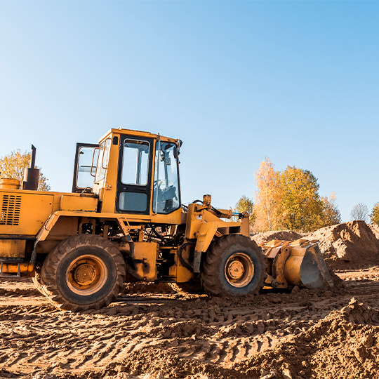 tractor for excavation land clearing services