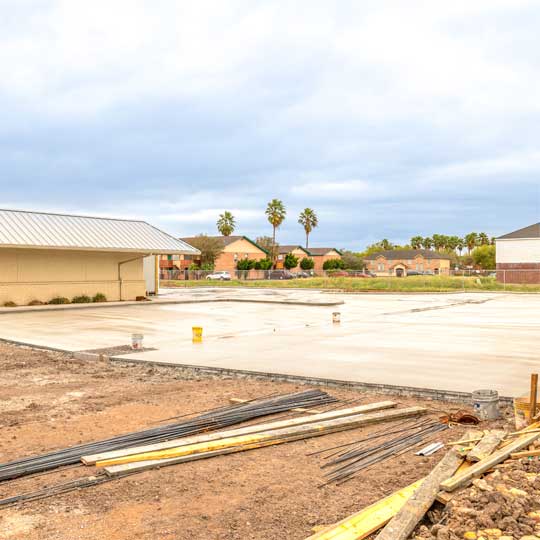 site clean for developing construction